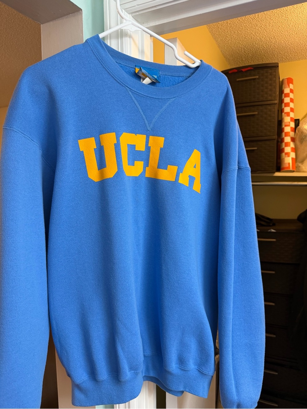 Vintage UIN UCLA Blue Crewneck with Yellow Lettering